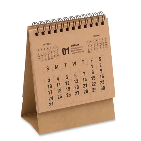 Calendar YEARS — culoarea Bej, față