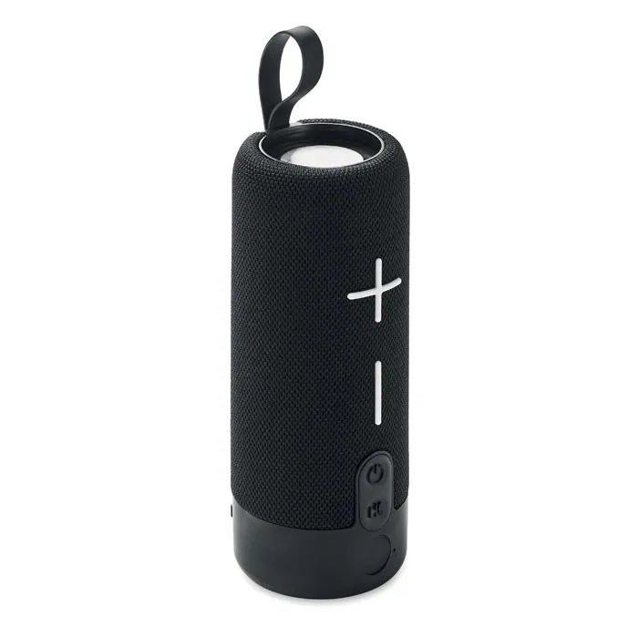 Boxă portabilă YELLOW — culoarea Negru, față
