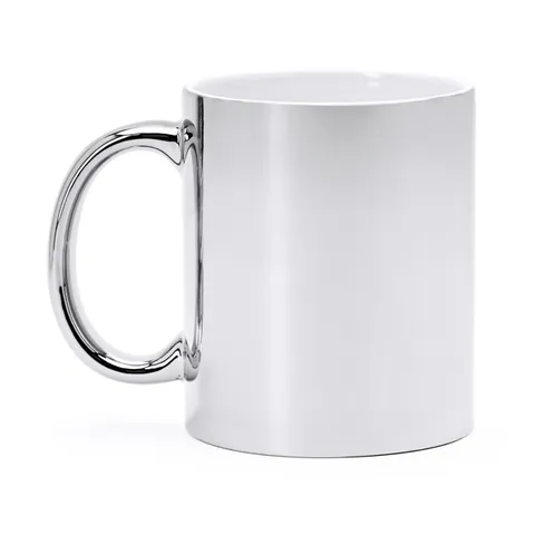 Cană ceramică Zala — culoarea Argintiu, imagine produs