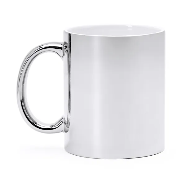 Cană ceramică Zala — culoarea Argintiu, imagine produs