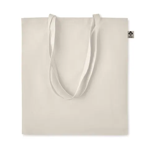 Geantă tote ZIMDE — culoarea Bej, față