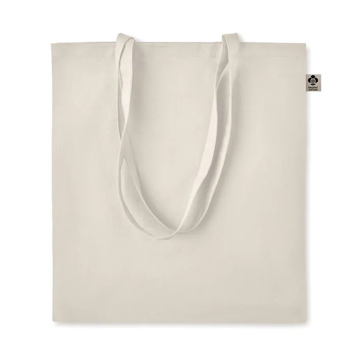 Geantă tote ZIMDE — culoarea Bej, față