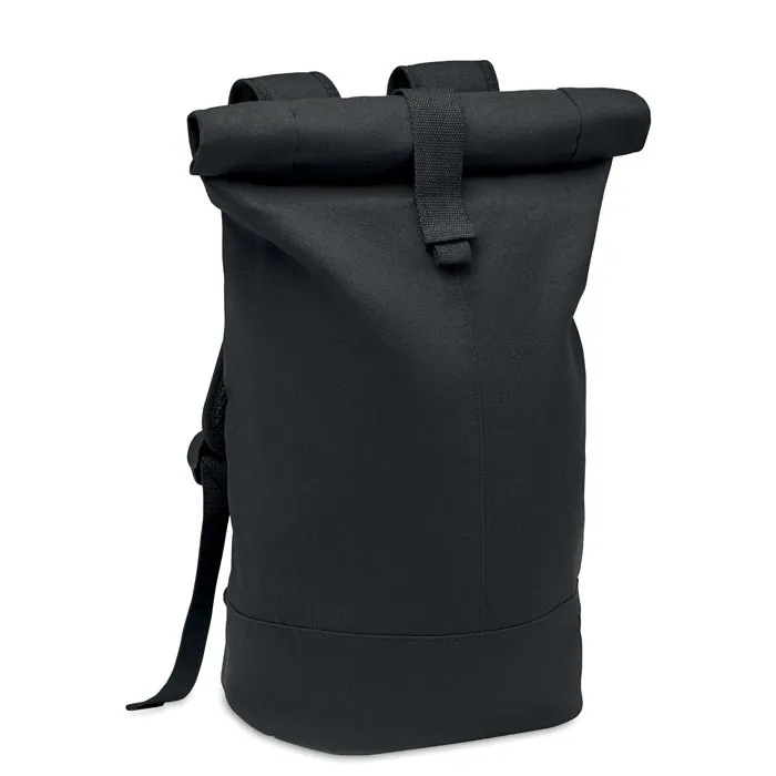 Rucsac ZURICH ROLL — culoarea Negru, față