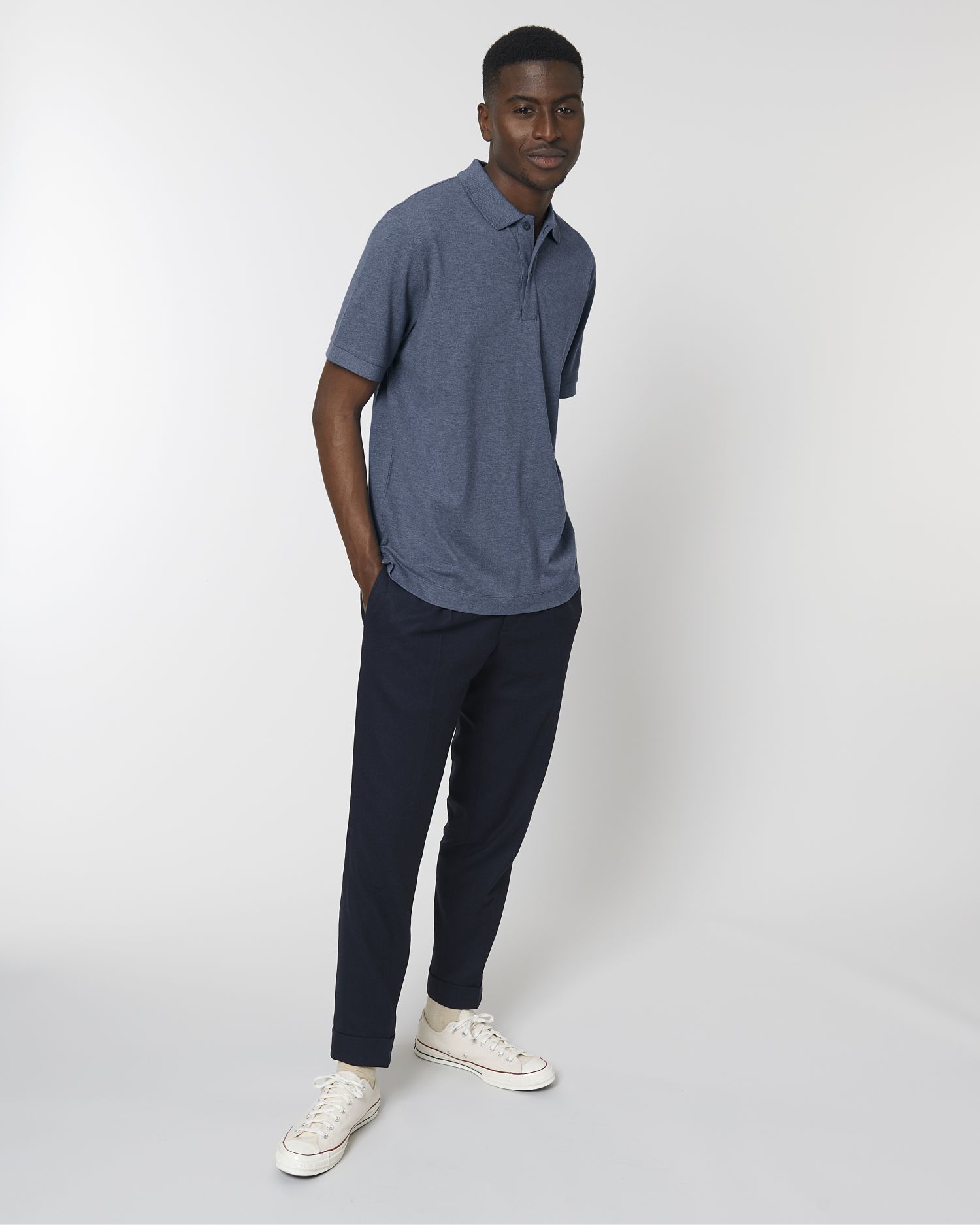 Dark Heather Blue C652