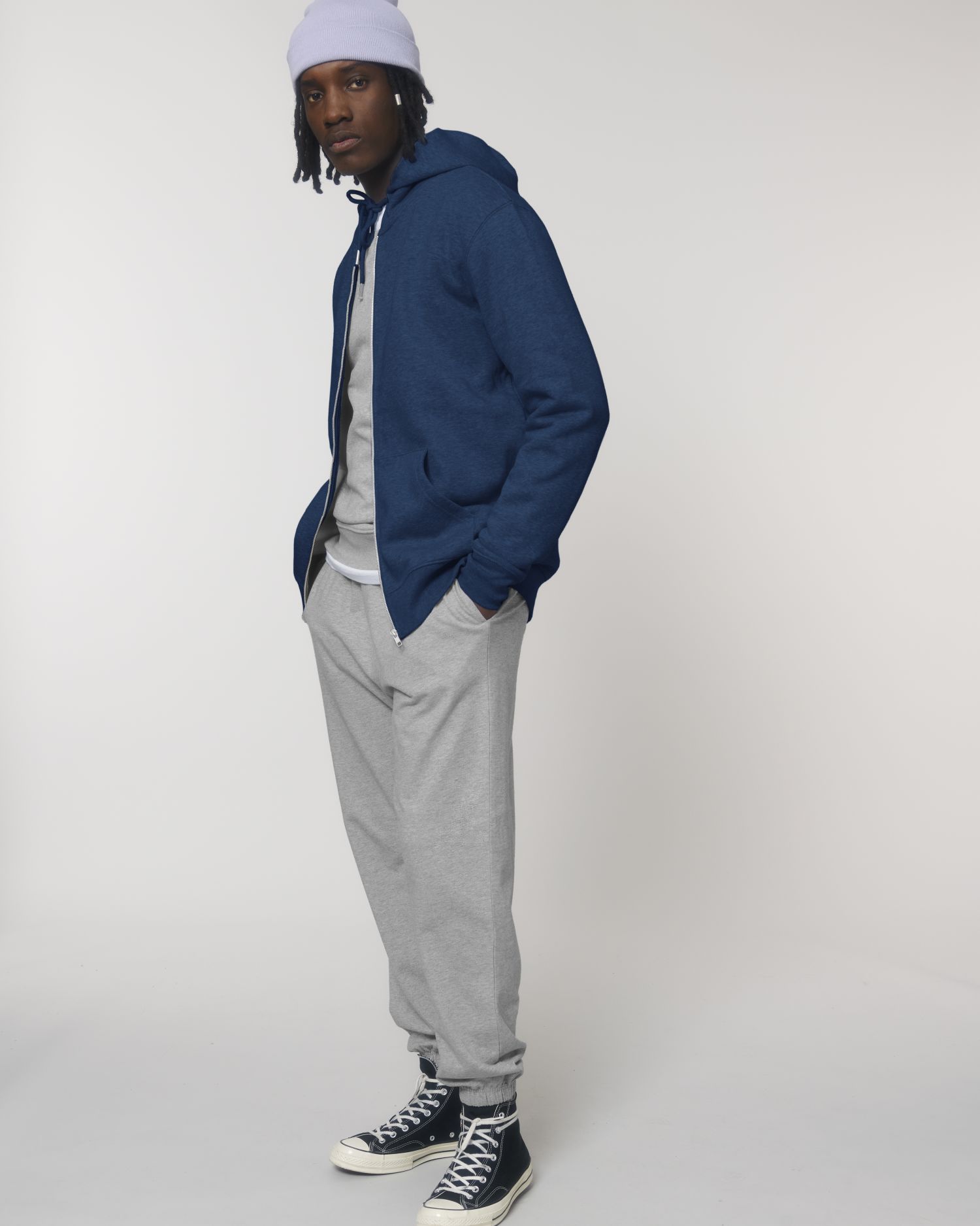 Black Heather Blue C588