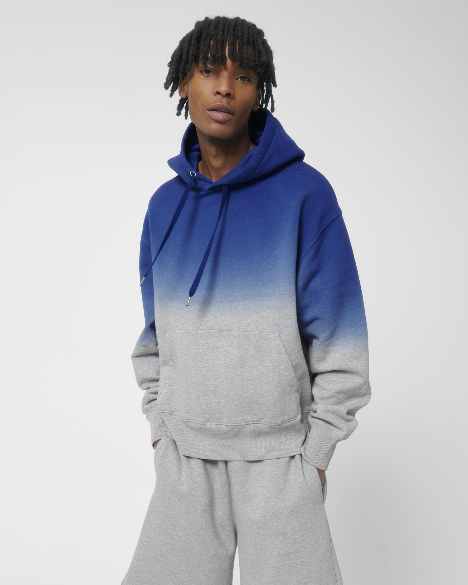 Dip Dye Worker Blue/Heather Grey C095
