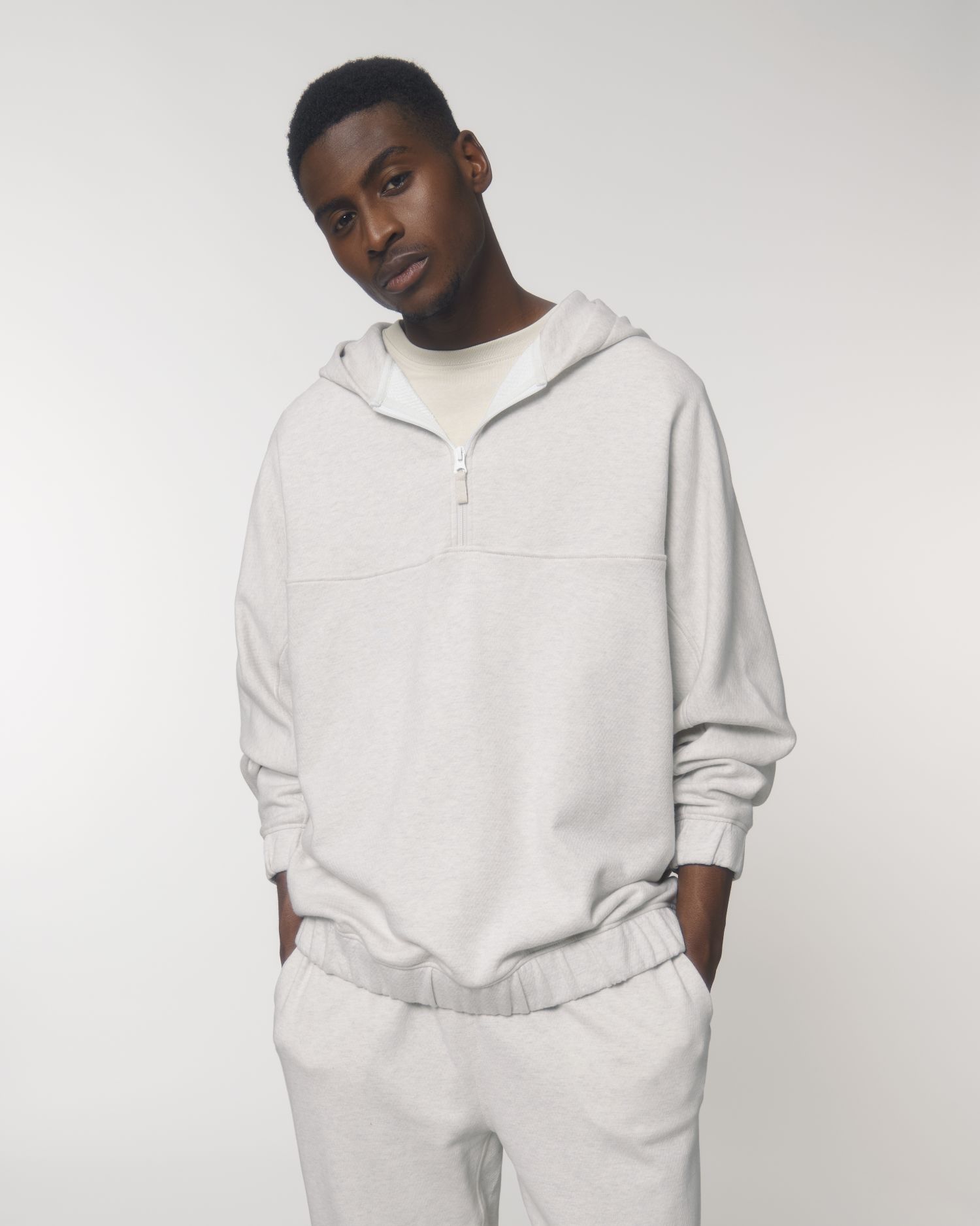Cream Heather Grey C680