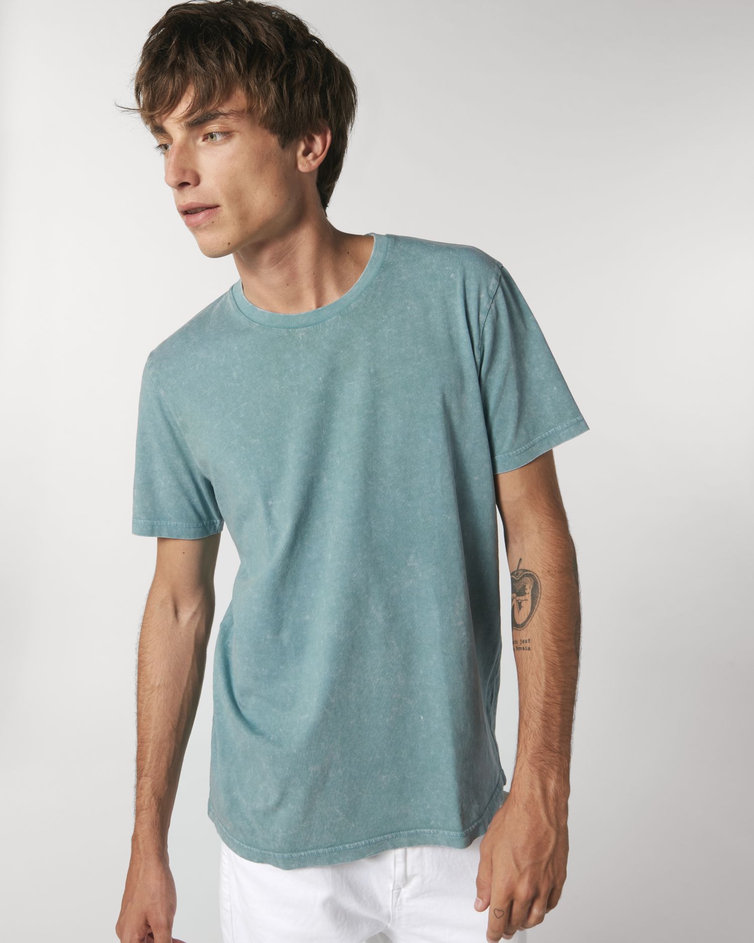 G. Dyed Aged Teal Monstera C527