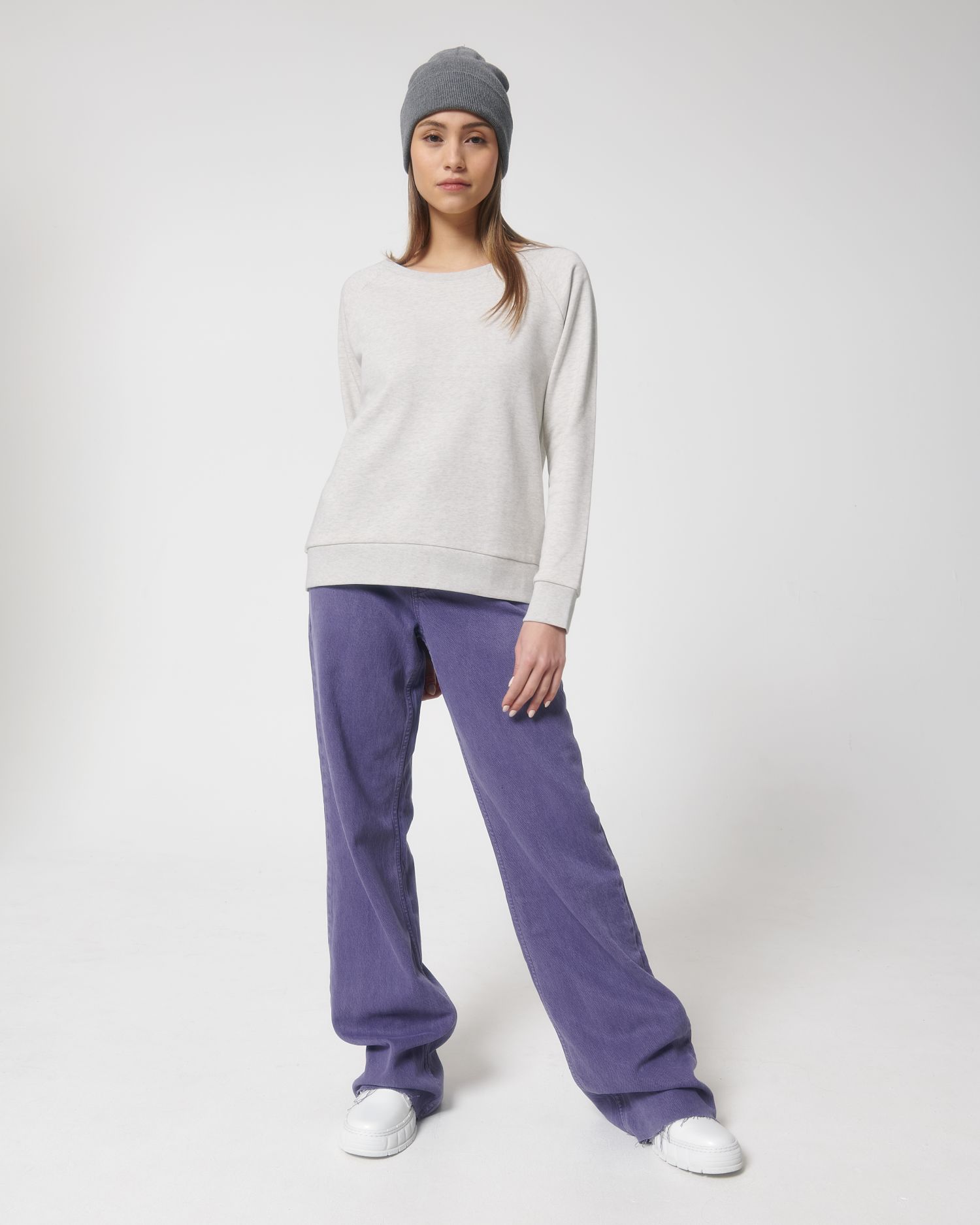 Cream Heather Grey C680