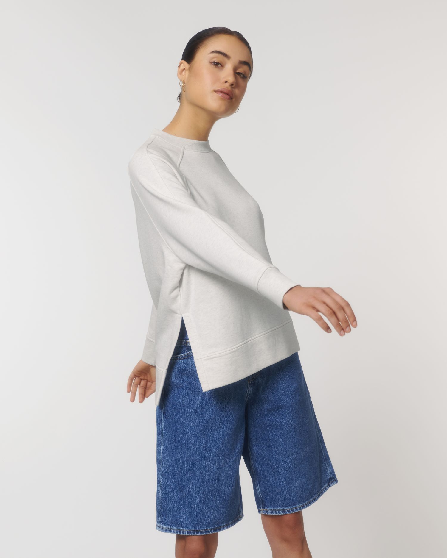 Cream Heather Grey C680