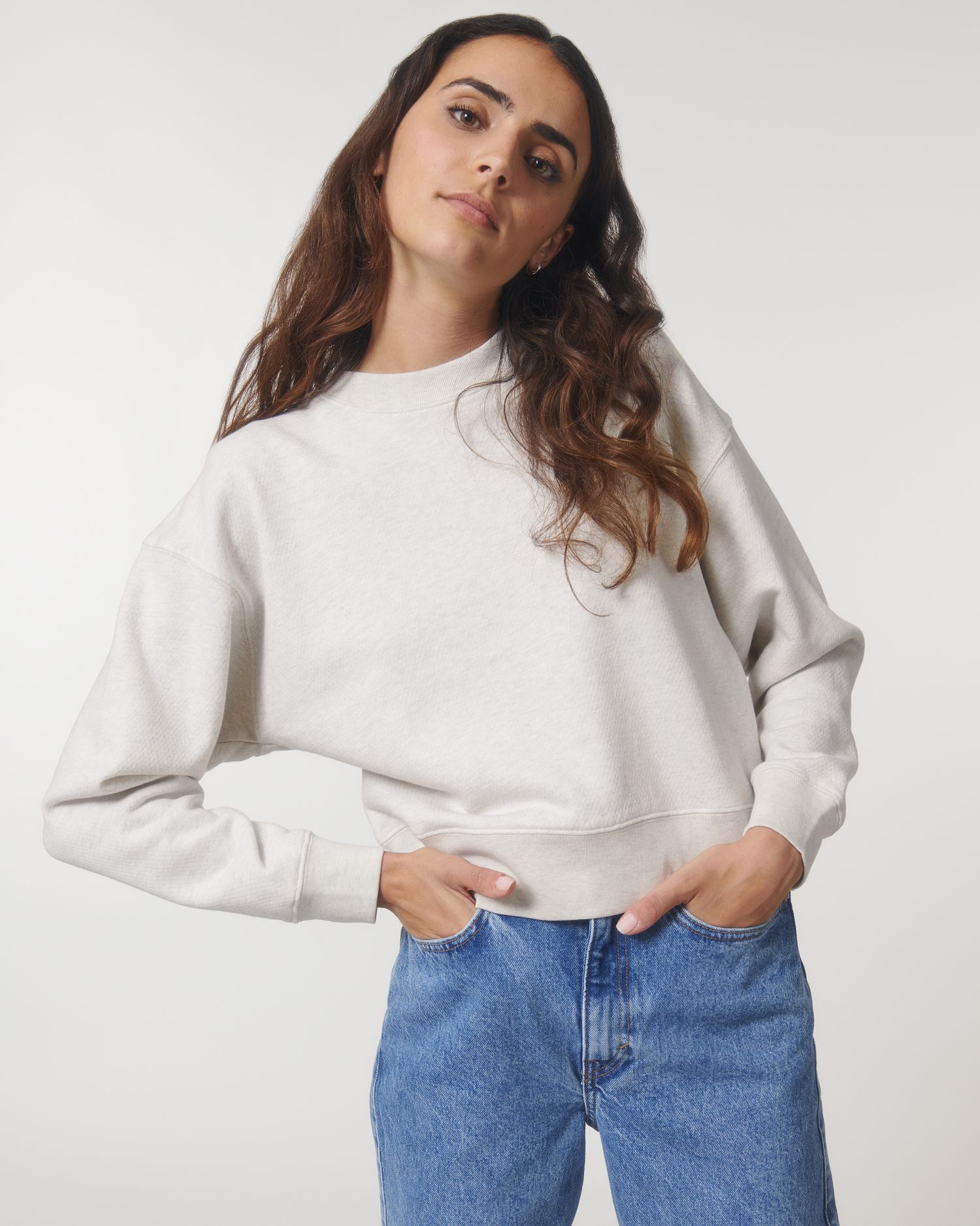 Cream Heather Grey C680